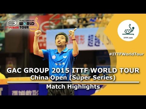China Open 2015 Highlights: ZHANG Jike vs CHUANG Chih-Yuan (R16)
