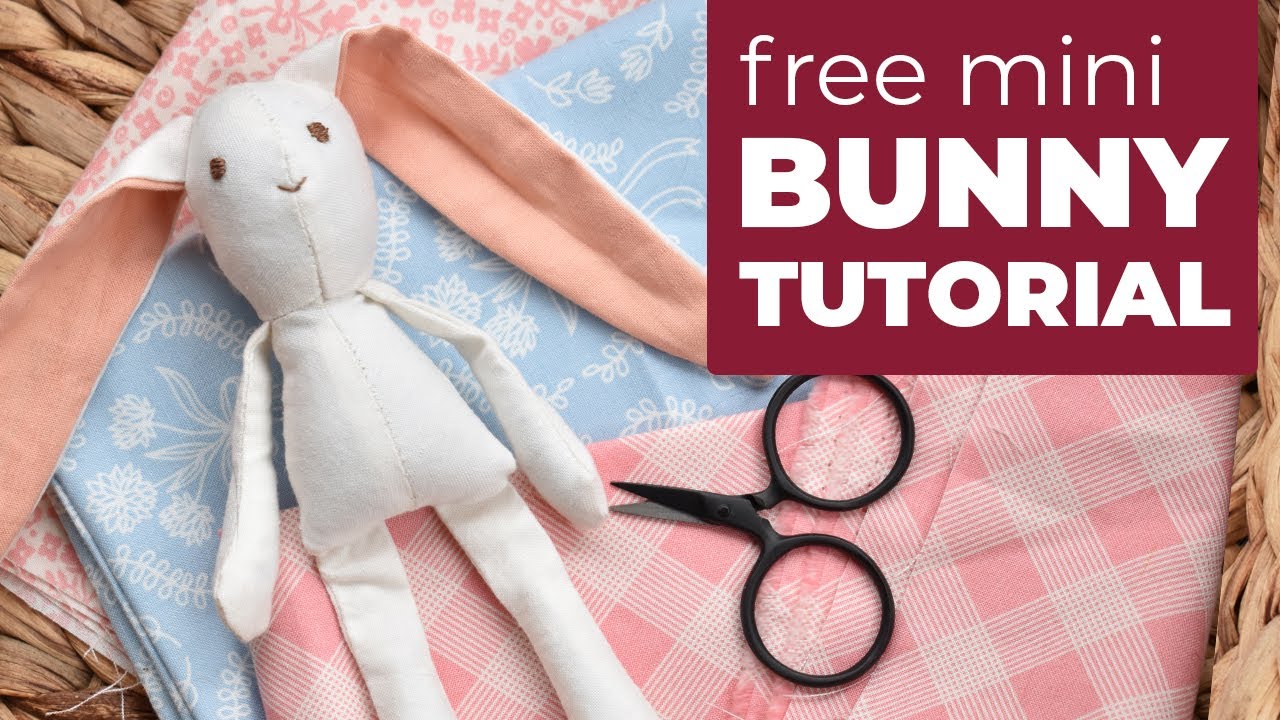 How to Make a Mini Bunny Doll with FREE Sewing Pattern