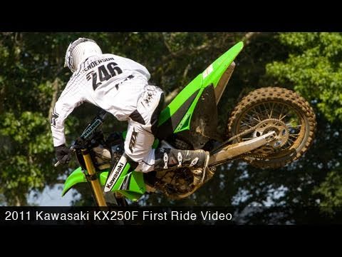 MotoUSA 2011 Kawasaki KX250F First Ride