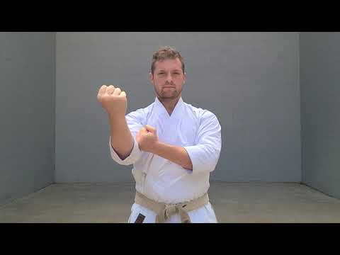 Karate Moves | MOROTE UKE - DOUBLE REINFORCED BLOCK