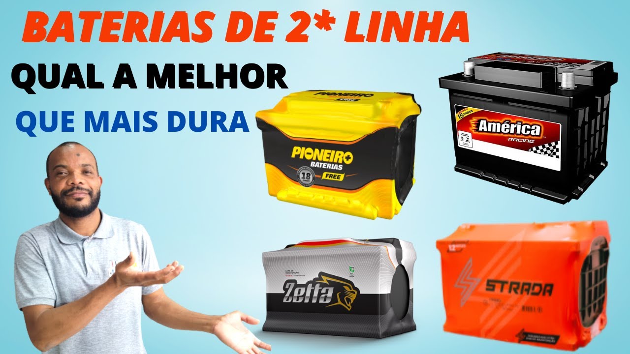 BATERIAS DE 2* LINHA QUAL A MELHOR QUE MAIS DURA MAIOR CCA + VIDA UTIL PARA VC COMPRA