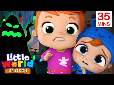 Oh nein! Es spukt im Dunkeln | Kinderlieder für Kleinkinder | Little World Deutsch