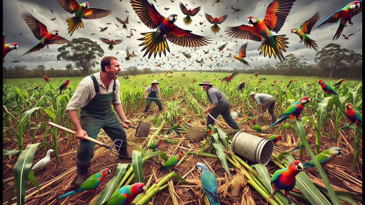 Australian Farmers Deal With Over 17 Million Wild Parrots This Way - Australian Farm