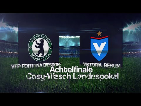 Achtelfinale im Landespokal 2022/23 VfB Fortuna Biesdorf – Viktoria Berlin