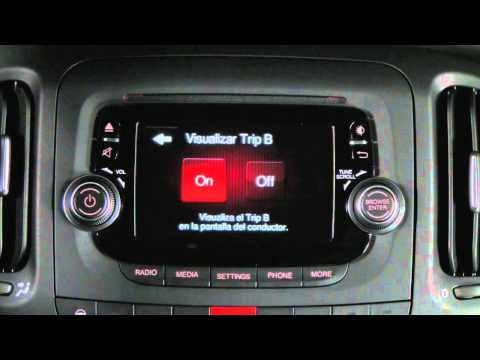 Fiat 500L. Ajustes sistema multimedia