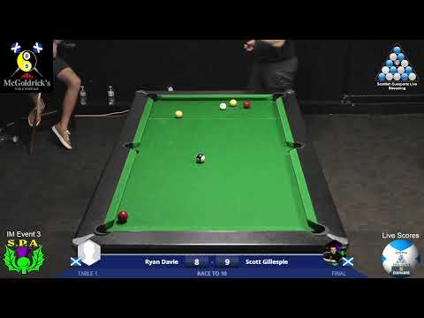 SPA IM Event 3 Final - Ryan Davie v Scott Gillespie