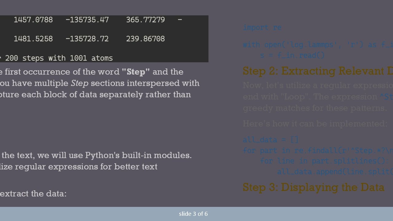 Slicing Text Files in Python: Extracting Data Between Strings