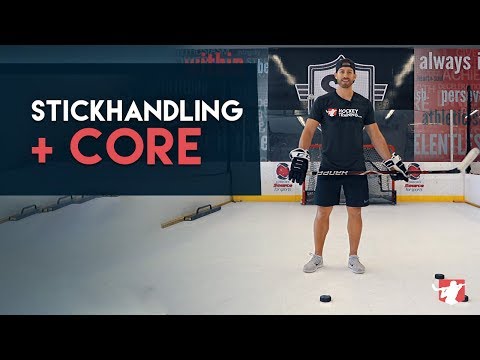 Hockey Stickhandling + Core Training [9-Minute Workout!] thumbnail