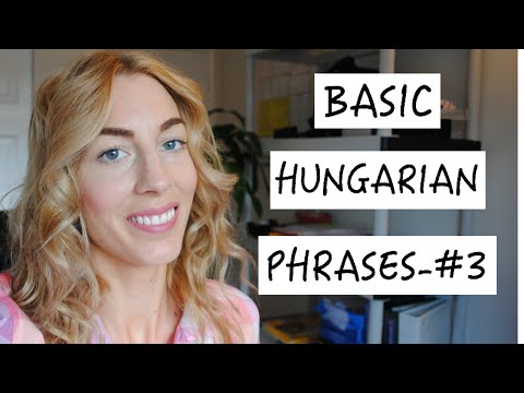 Basic Hungarian Phrases - #3