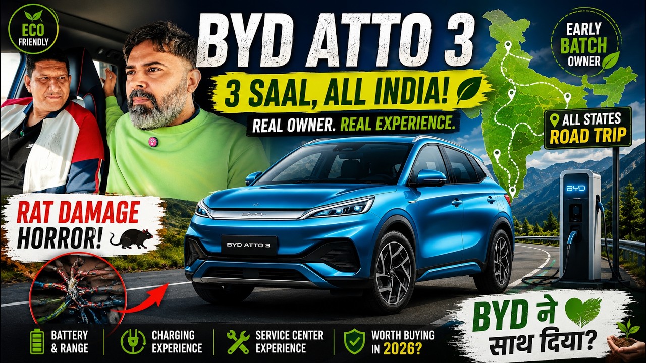 Rat Damaged His BYD Atto 3 Completely 😳India’s Most Honest Ownership Review?