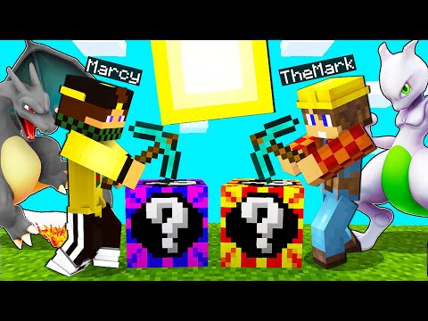 I CHALLENGE MY FRIENDS IN THE NEW PIXELMON LUCKYBLOCK ON MINECRAFT ITA!!
