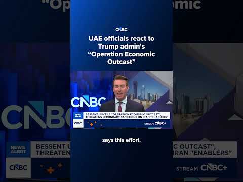 UAE officials react to Trump admin's 'Operation Economic Outcast'