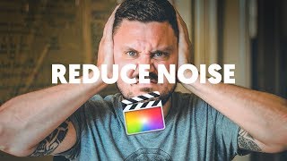 Remove white noise, hiss, static or background noise in Final Cut Pro