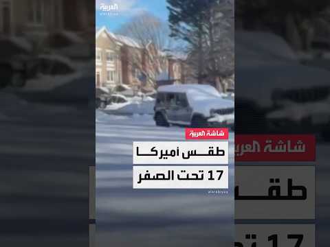 فيديو | عاصفة ثلجية استثنائية تعطل الطيران وتغلق المدارس في الولايات المتحدة