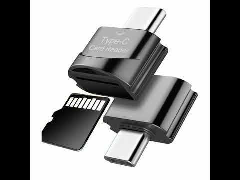 Кардридер с Type C на Micro-SD, TF, высокоскоростной, серый - фото 1 - id-p2435740302