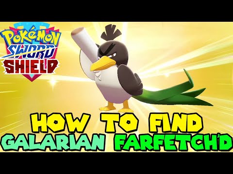 How to find GALARIAN FARFETCH'D in Pokemon Sword & Shield - Galarian Farfetch'd Location
