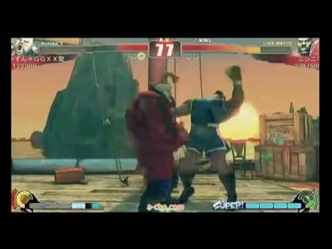 SF4:Kazun (Ru) vs Ninniki (Bi) - a-cho Casual Matches - 19-09-2009