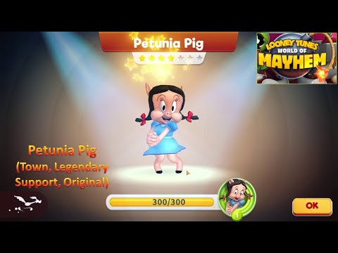 [*/\*] Looney Tunes World of Mayhem - Unlock Petunia Pig (Legendary Support, Original)