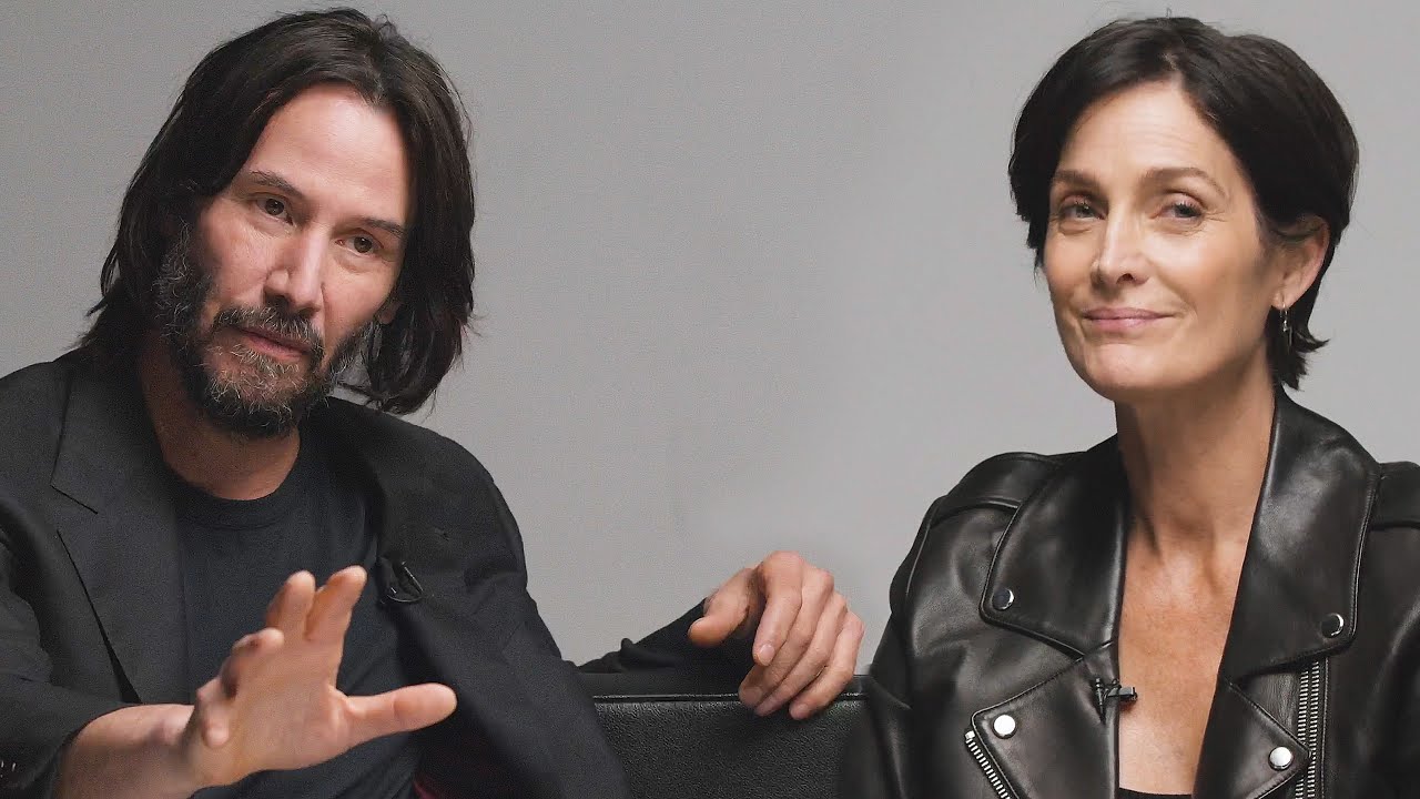 Keanu Reeves and Carrie-Anne Moss on making The Matrix Awakens with Epic Games - YouTube
