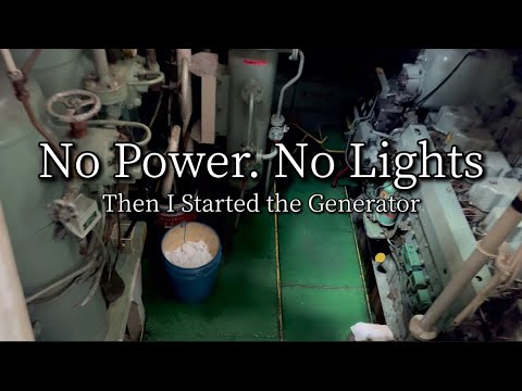 Powering Up a Dead Ship – Real Generator Start-Up from Blackout💡⛴️