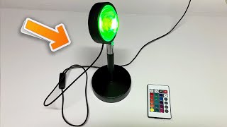 RGB Multicolored Sunset Lamp - User Review