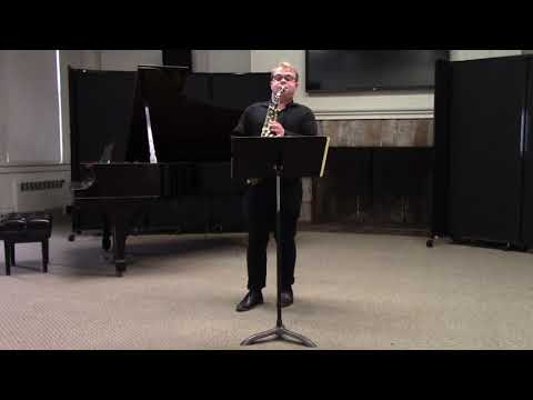 Joshua Dingman, alto saxophone - Concerto in E-flat, Op. 109, Alexander Glazunov