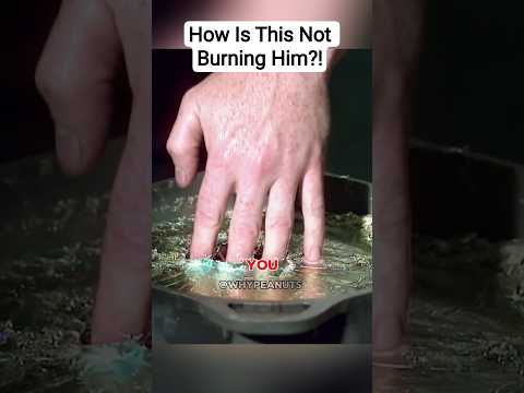 Can You Really Dip Your Hands in Molten Lead and Survive?#shorts