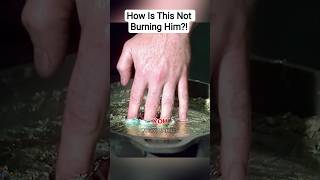 Download lagu Can You Really Dip Your Hands in Molten Lead and Survive?#shorts mp3