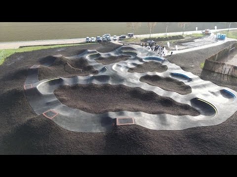 Oelde Pumptrack Eröffnung 2022 RIESEN ASPHALT - JUMPLINE