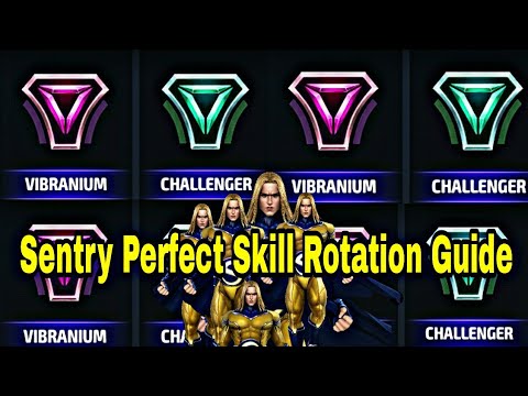 Sentry Perfect Skill Rotation Guide For Timeline Battle | Sentry Skills Review - Marvel Future Fight