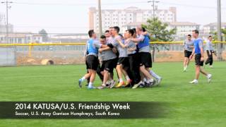preview picture of video 'IN FOCUS - 2014 KATUSA Friendship Week - Soccer - Camp Humphreys - 15-16 April 2014'