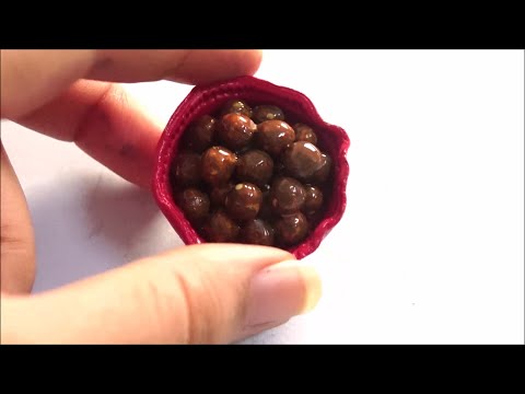 How to make mini Gulab Jamun - DIY miniature indian sweet - Miniature gulab jamun - Art with HHS Video