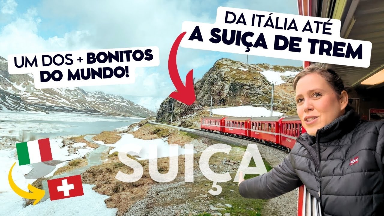 Da Itália para a Suíça no famoso trem Bernina Express: como é, quanto custa e vale a pena?