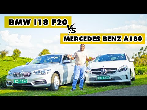How does the MERCEDES BENZ A180 compare to the BMW 118i?
