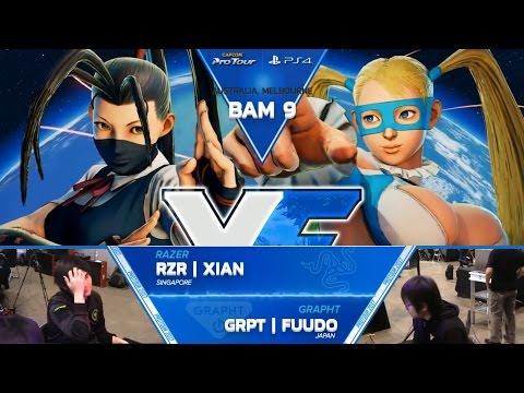 SFV: RZR | Xian vs. GRPT | Fuudo - Battle Arena Melbourne 9 Top 8 - CPT 2017