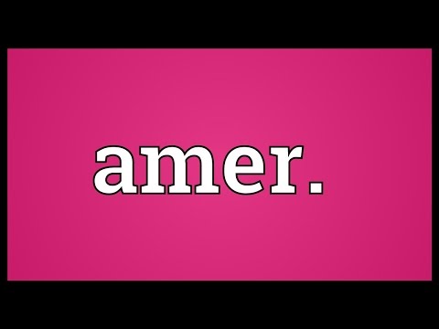 Amer. Meaning