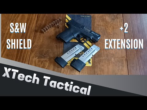 XTech +2 extension for S&W Shield