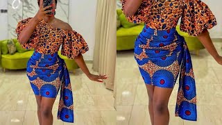 How to Sew a simple Pencil Skirt with Draped side ruffle|| Easy cutting and Stitching Tutorial.