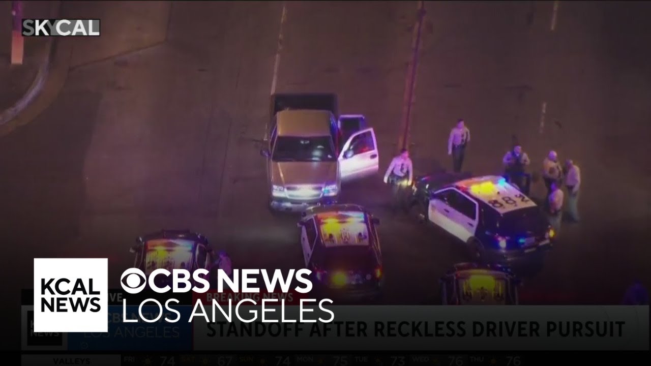 Standoff with reckless driver that led LASD deputies on pursuit ends in arrest
