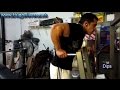 Chest, Back & Calves Short Bodybuilding & Fat Loss Training Routine - Workout Vlog 18