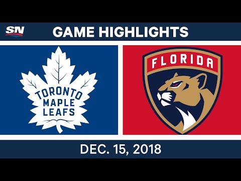 NHL Highlights | Maple Leafs vs. Panthers - Dec 15, 2018