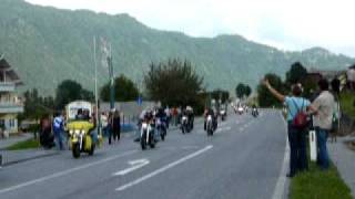 preview picture of video 'Harley Davidson Parade Faak am See 2009 Österreich'