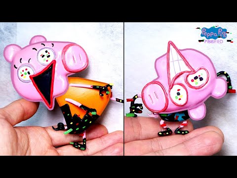 [FNF] Making Peppa Mummy Pig & George Pig Sculptures [Come Learn With Pibby] - Friday Night Funkin'
