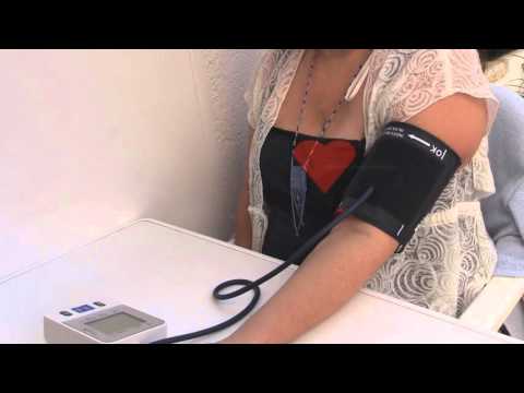 Upper Arm Blood Pressure Monitor - Taking Reading, Memory Video