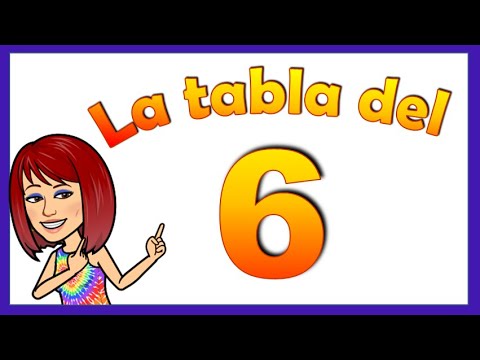 TABLA DEL 6 👉Aprende la tabla de multiplicar del 6📌 Video educativo