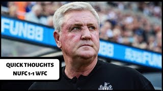 Quick thoughts | Newcastle 1-1 Watford