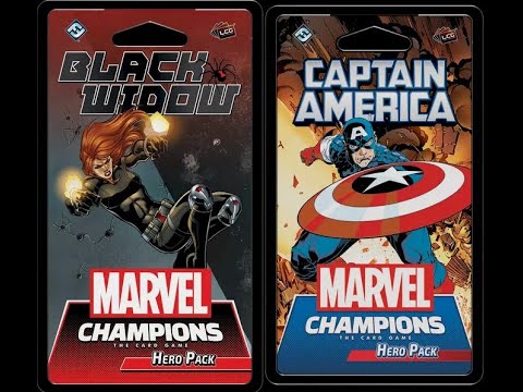 Dad vs Daughter - Marvel Champions: Black WIdow & Captain America vs Taskmaster