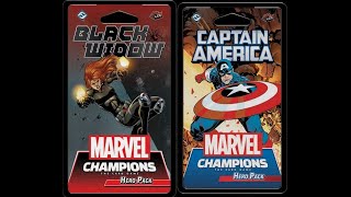 Dad vs Daughter - Marvel Champions: Black WIdow & Captain America vs Taskmaster