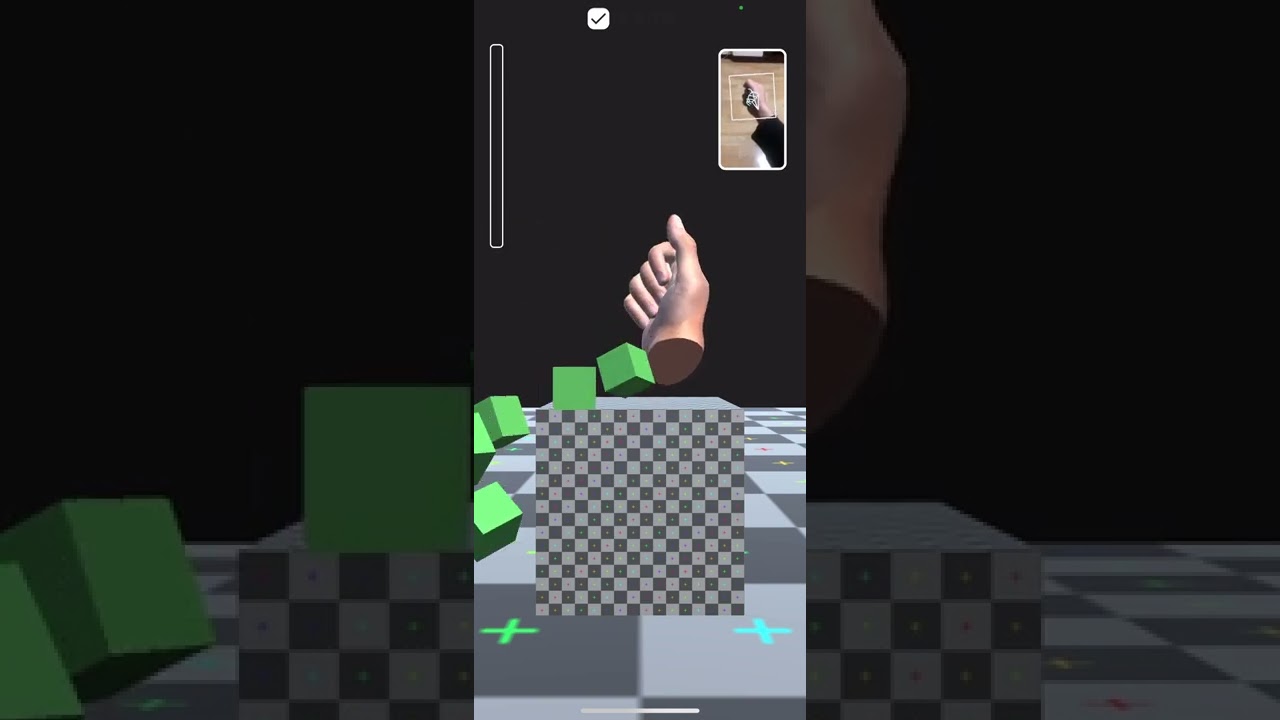 Unity Mediapipe Hand Tracking From Android and iOS.