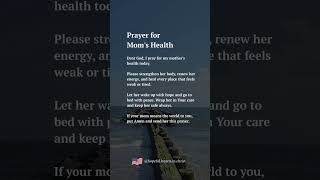 Prayer for mom's health| Today's Prayer | Daily Prayer | God Says | God Message Today | Gods Message